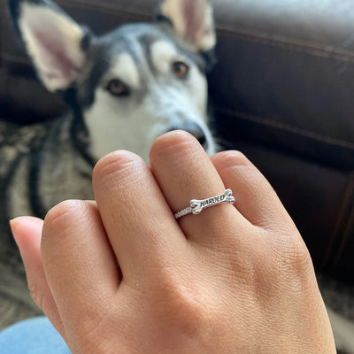 Personalized PawQuirk's Ring