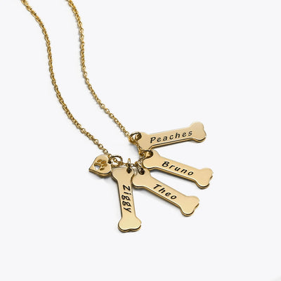 Personalized Bone Necklace