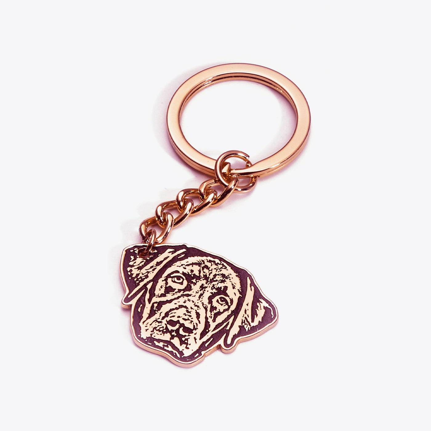 Pet Face Cutout Keychain