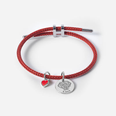 Valentine's Pet Face Bracelet