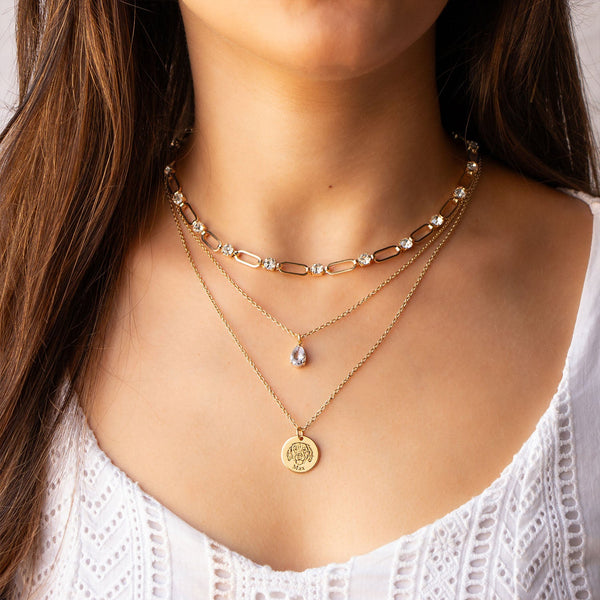 Sparkling Necklace Set