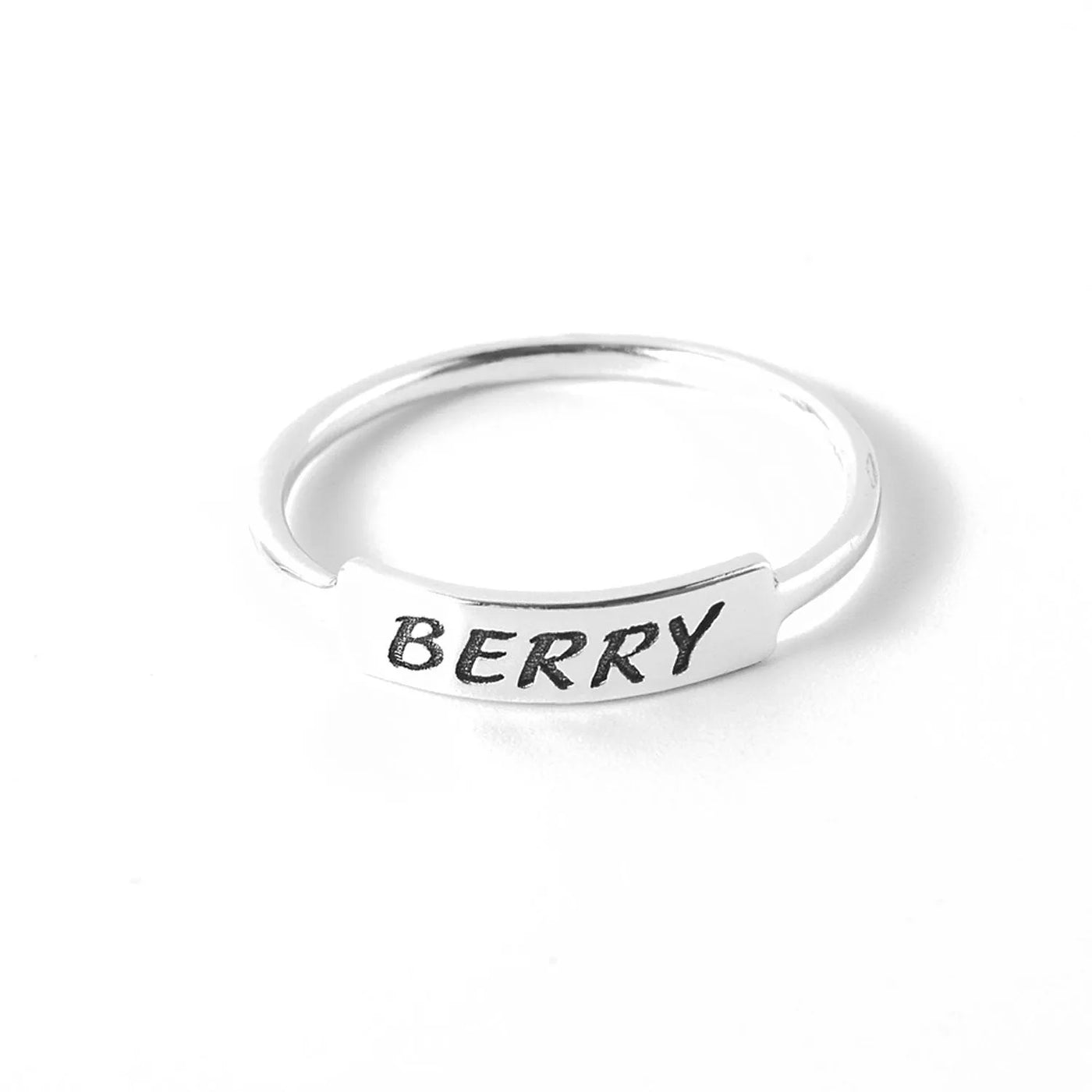 Minimalistic Name Ring